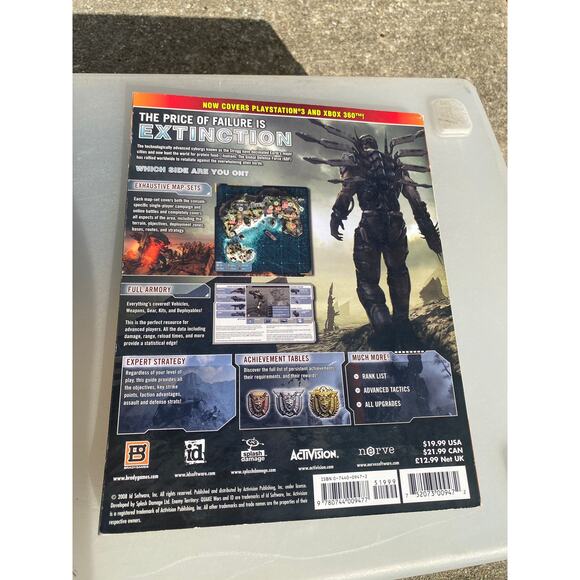 Enemy Territory: Quake Wars Brady Official Strategy Guide PS3 360 - Picture 2 of 2